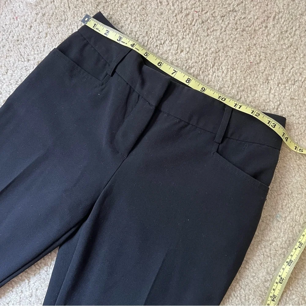 BCX Women Black Mid Rise Skinny Bootcut Flare Slacks  0‎ Office Dress Pants EUC - Picture 9 of 12